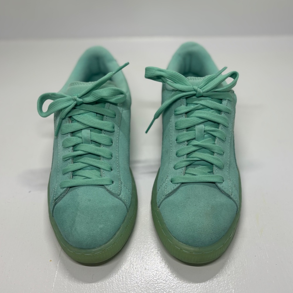 Women’s Puma Suede Classic mint green Athletic Shoes EU 38.5 US 8 men’s 6.5 - Picture 3 of 10